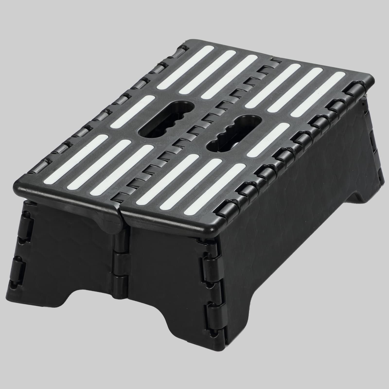 Portable Folding Step Stool, 5 inch Lightweight Anti-Skid Stepping Stool, Non-Slip Textured Grip Surface for Adults Seniors at H
